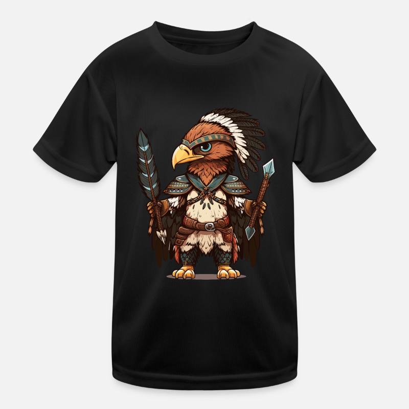 Adlerkrieger-Stolz Kinder Funktions-T-Shirt