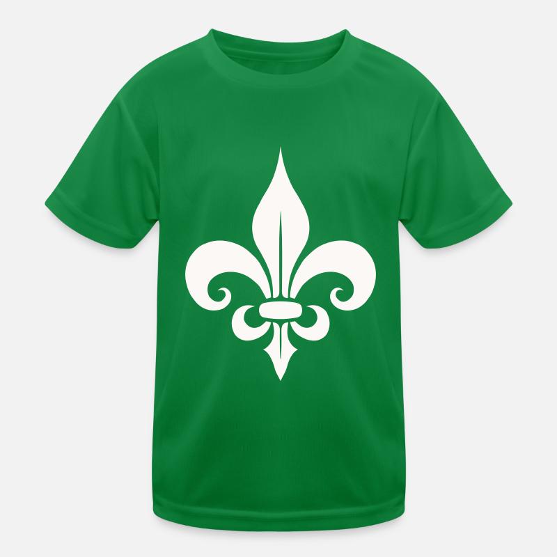Symbolisches Fleur de Lis-Design Kinder Funktions-T-Shirt