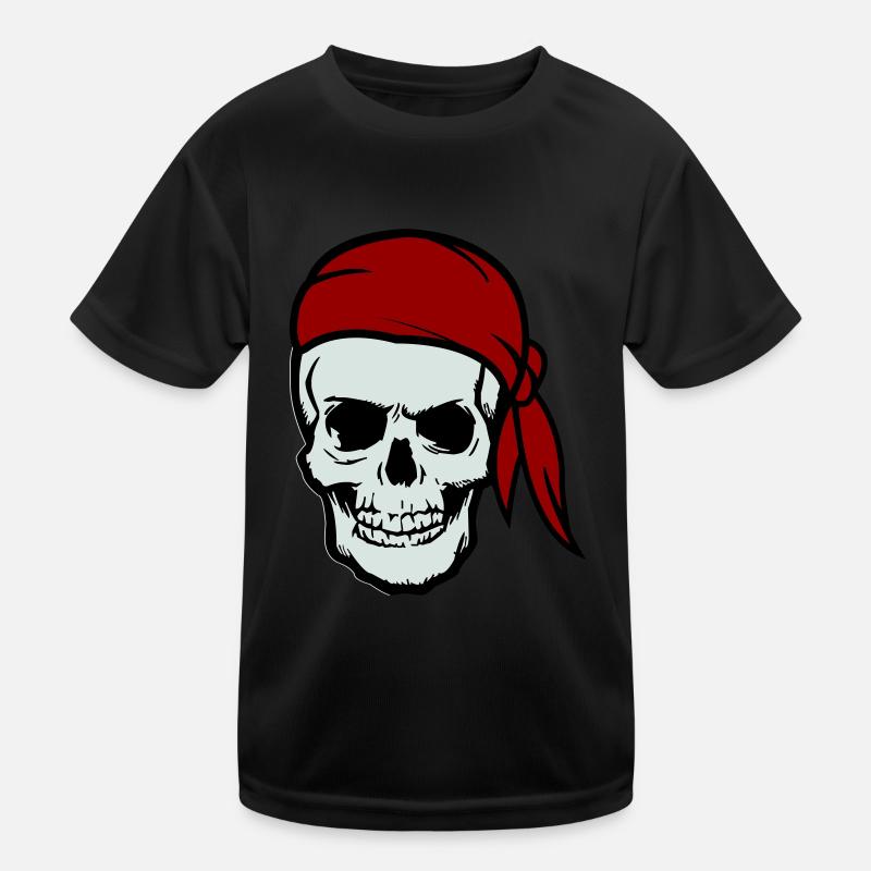 skull pirate Kids Functional T-Shirt