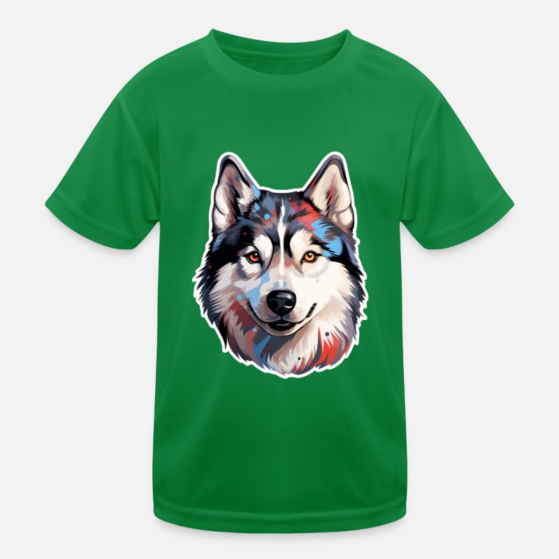 Husky sibérien T-shirt sport Enfant