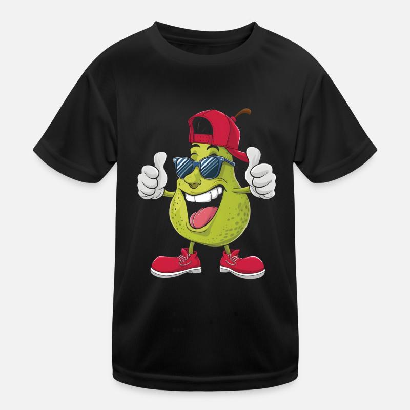 Birne Kinder Funktions-T-Shirt