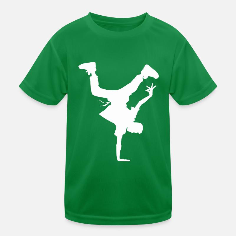 Breakdancing Kids Functional T-Shirt