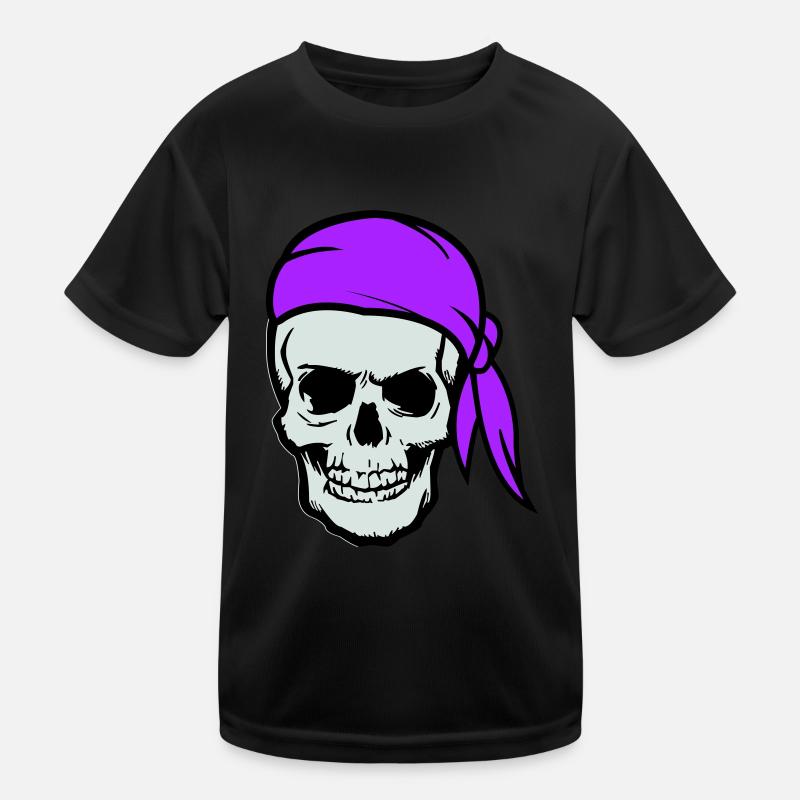 skull pirate Kids Functional T-Shirt
