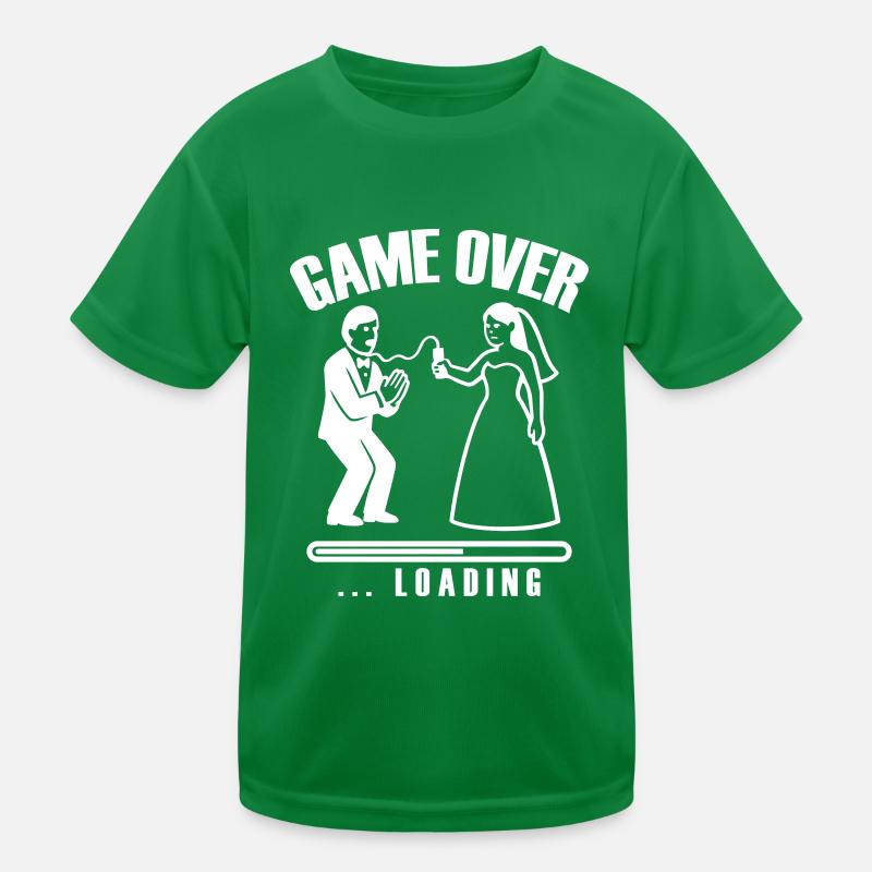 Game Over Loading Hochzeit Kinder Funktions-T-Shirt