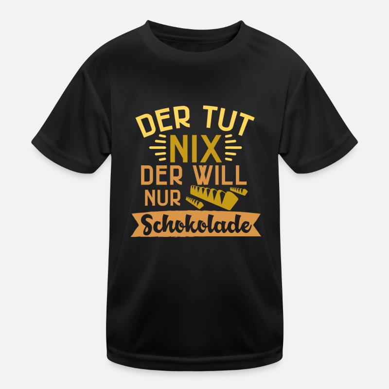 Schokolade Kinder Funktions-T-Shirt