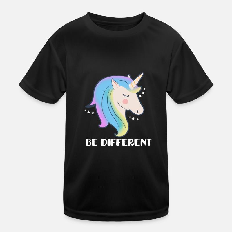 Be Different Unicorn Kids Functional T-Shirt