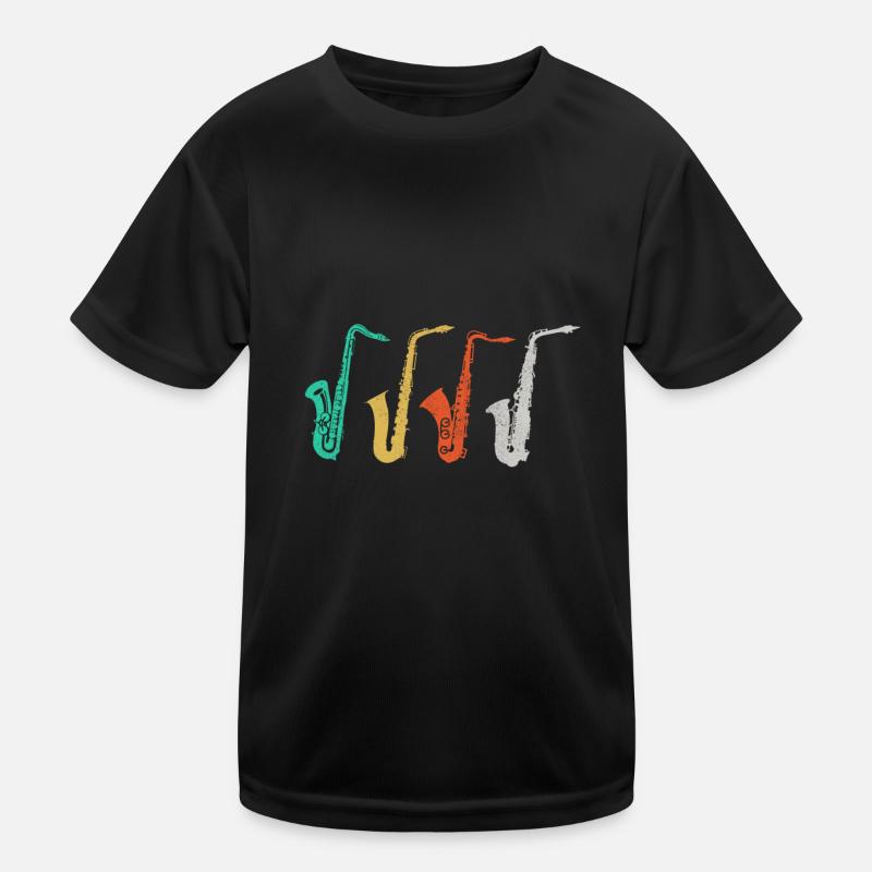 saxophone Kids Functional T-Shirt