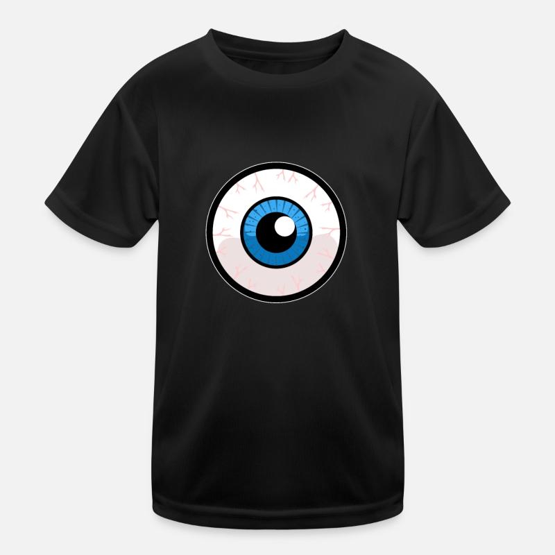 Human eyeball design graphics Kids Functional T-Shirt