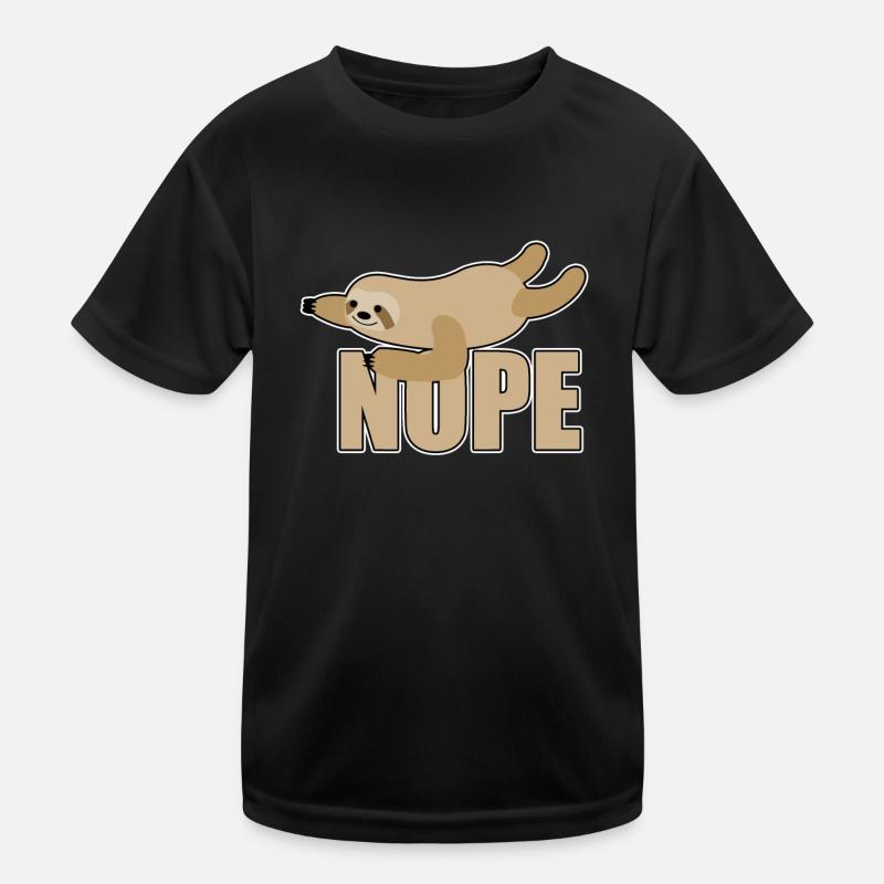 Sloth Lazy Time Out Gift Kids Functional T-Shirt