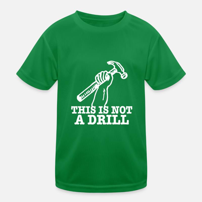 Ce n'est pas un foret T-shirt sport Enfant
