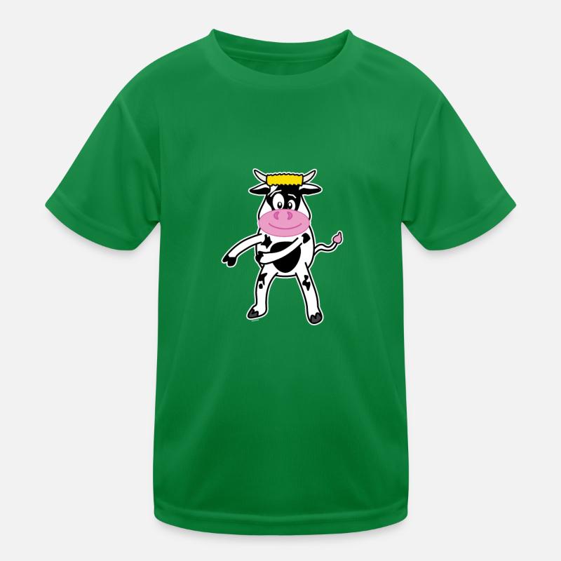 Floss Dance Move Kuh Kinder Funktions-T-Shirt