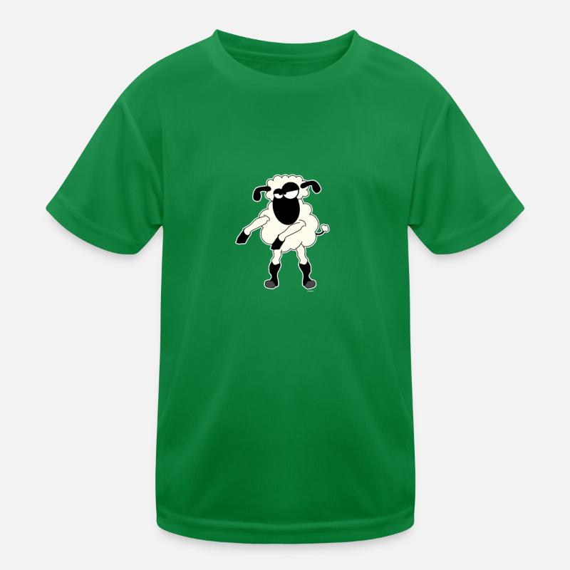 Floss Dance Move Sheep Kids Functional T-Shirt