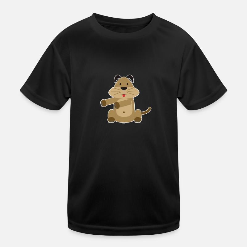 Floss Dance Move Dog Kids Functional T-Shirt