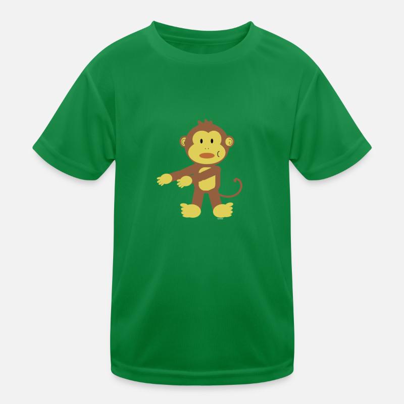 Floss Dance Move Monkey Kids Functional T-Shirt