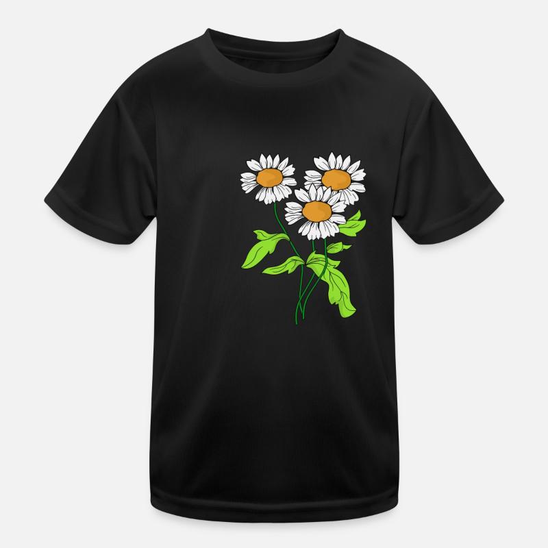 Gänseblümchen Blume Pflanze blühen Geschenkidee Kinder Funktions-T-Shirt