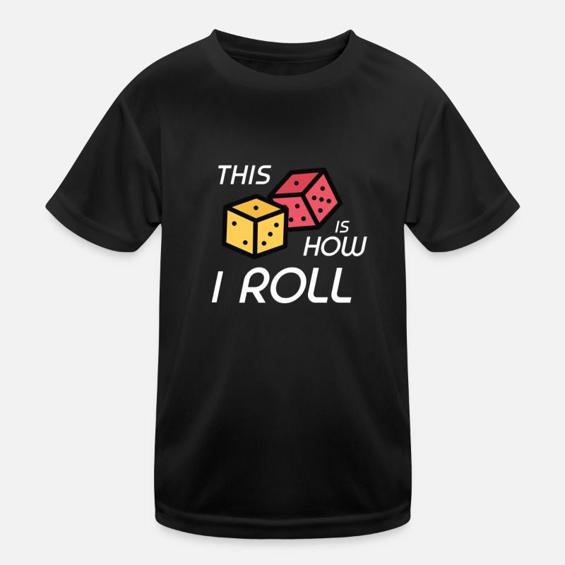RPG Dice RPG Board Game Nerd Gift Kids Functional T-Shirt