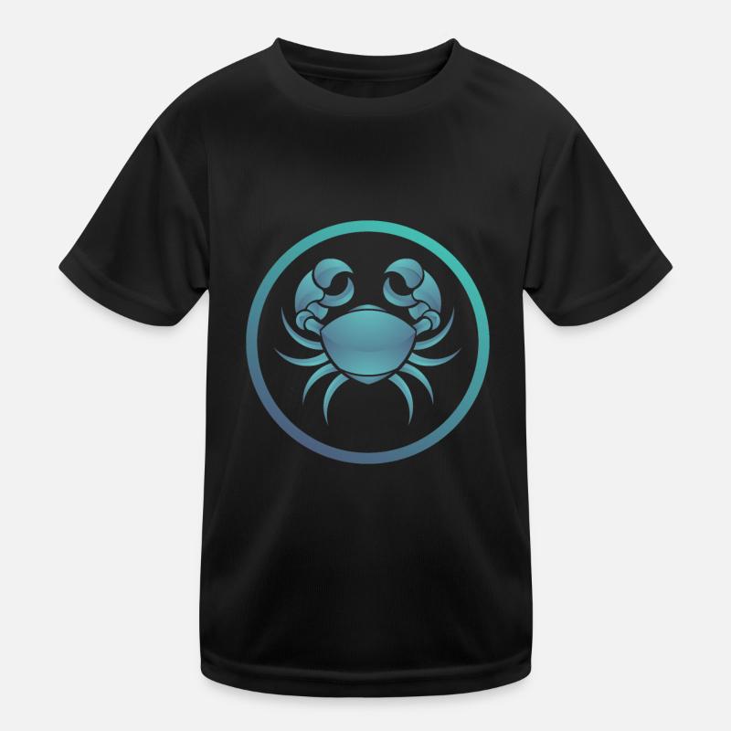 Sternzeichen Krebs Kinder Funktions-T-Shirt