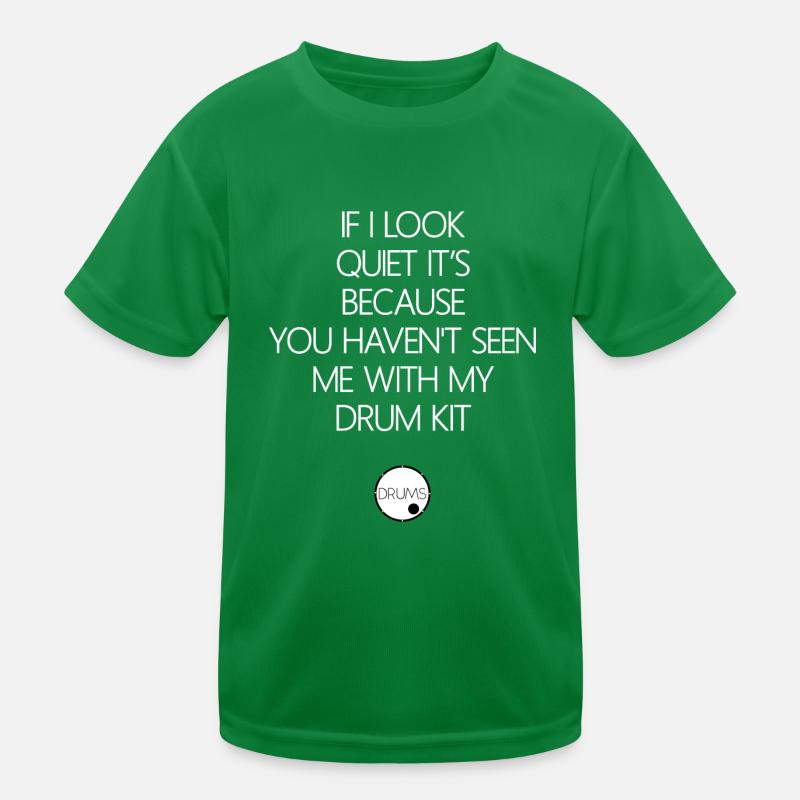 DRUMMER Kids Functional T-Shirt