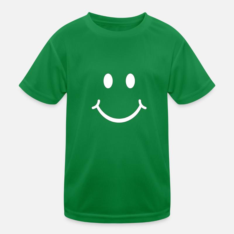 Smiley Kinder Funktions-T-Shirt