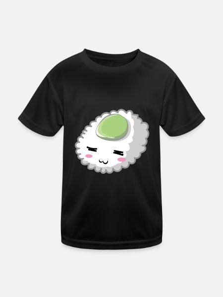 Wasabi Sushi - Kids Functional T-Shirt - black