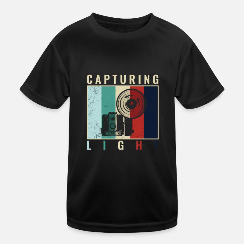 Capturing Light - paparazzi photo editor Kinder Funktions-T-Shirt