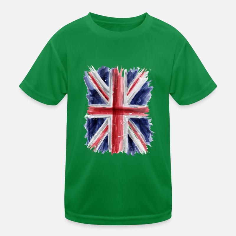 Britische Flagge Kinder Funktions-T-Shirt