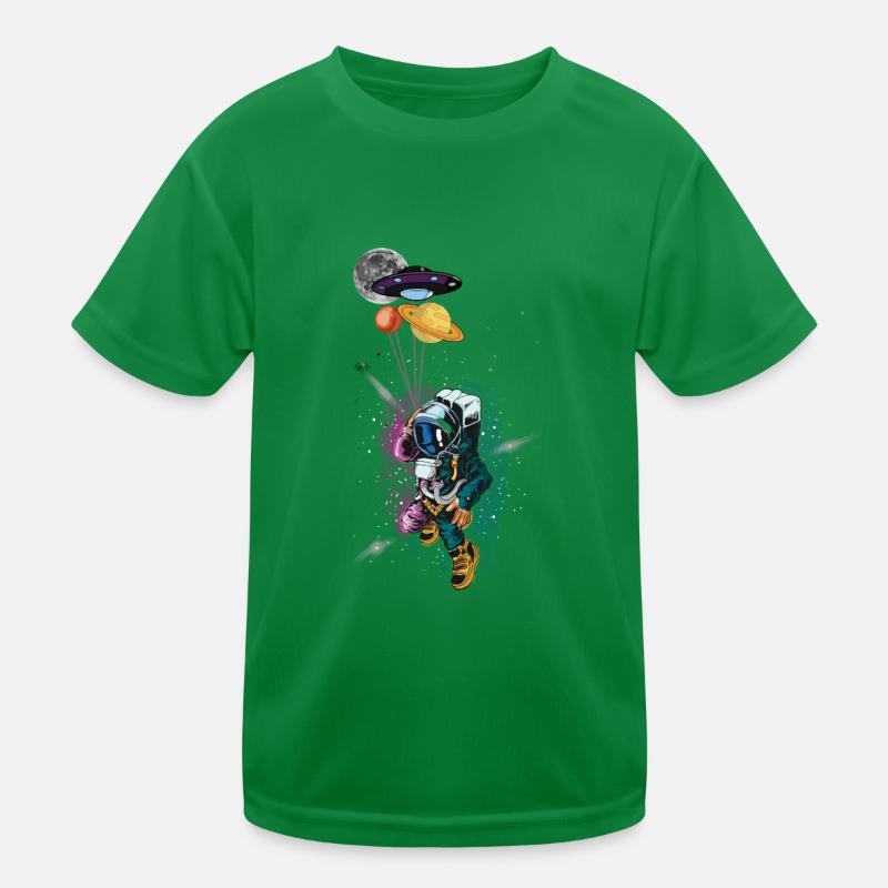 Space Astronaut Kids Functional T-Shirt