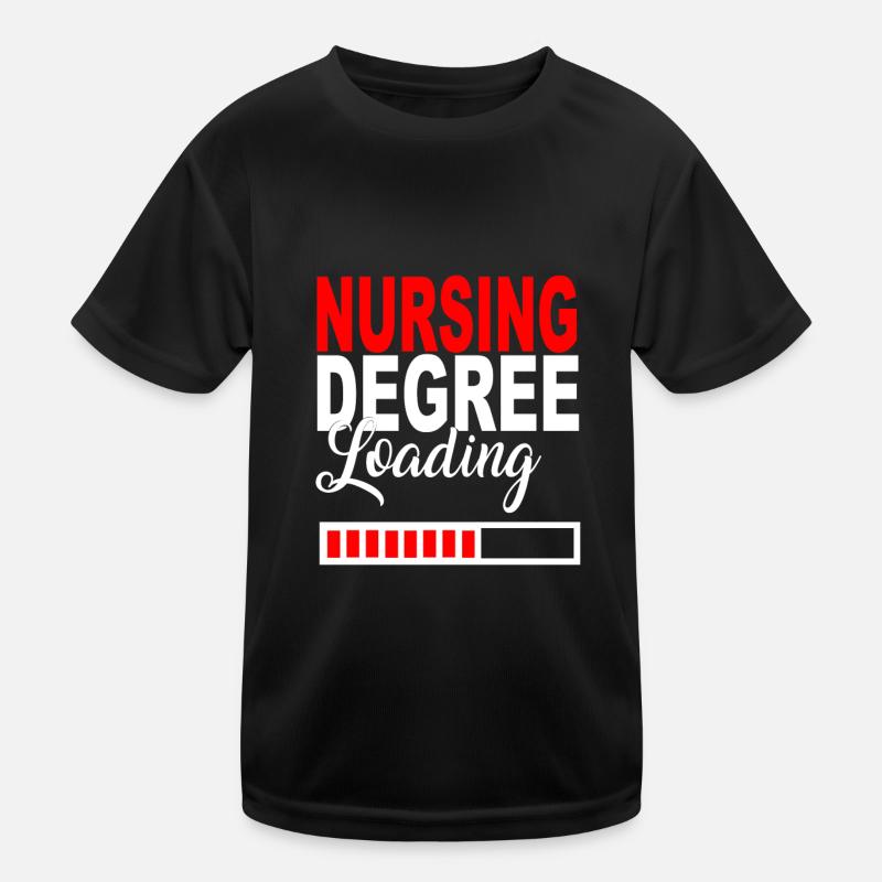 Nursing Degree Loading Geschenk T-Shirt Ausbildung Kinder Funktions-T-Shirt