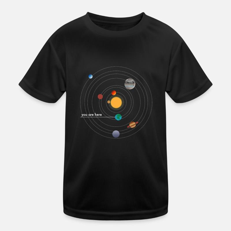 solar system Kids Functional T-Shirt