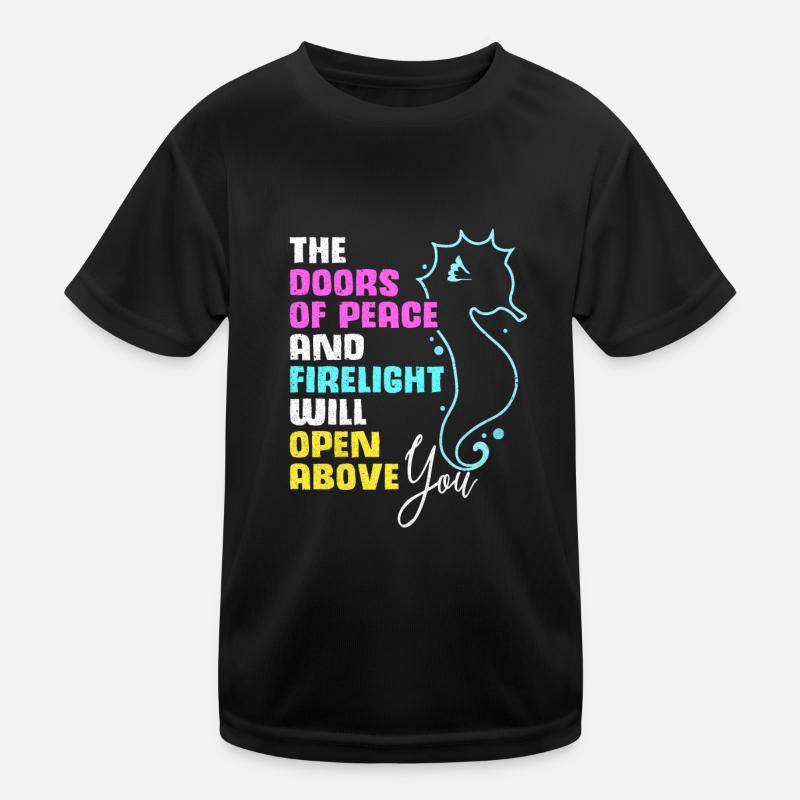 Seepferd Kinder Funktions-T-Shirt