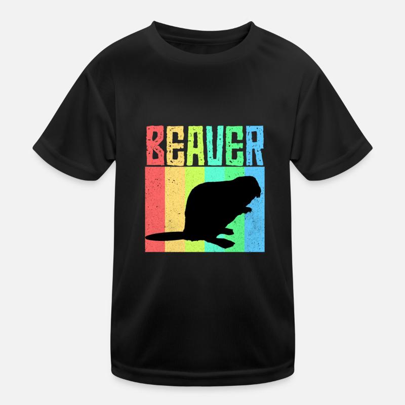 Beaver Kids Functional T-Shirt