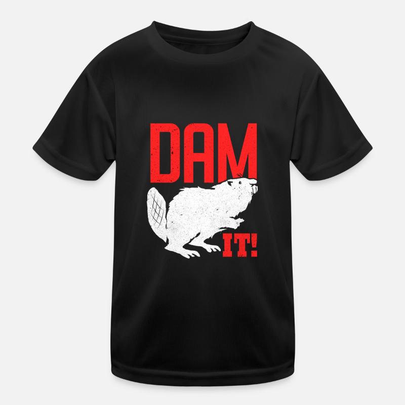 Beaver Kids Functional T-Shirt