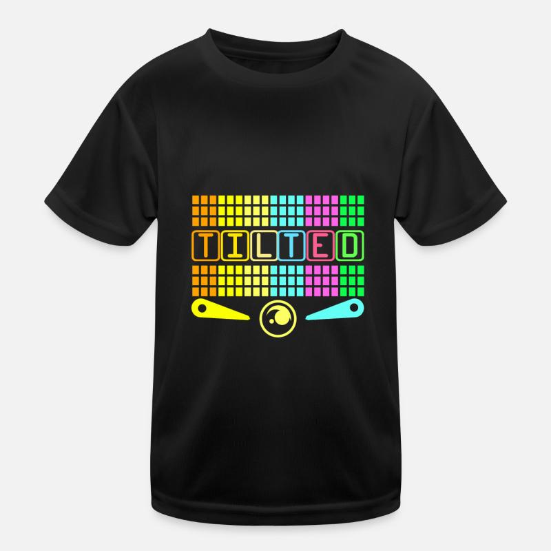 Flipper Pinball Flipperautomat Flipperhebel Game Kinder Funktions-T-Shirt