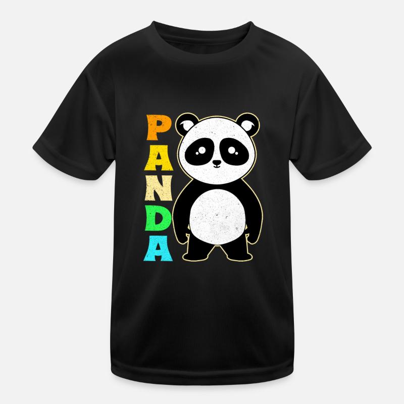 Panda Kinder Funktions-T-Shirt