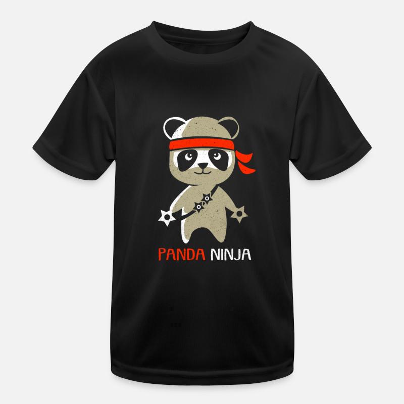 Panda Kinder Funktions-T-Shirt