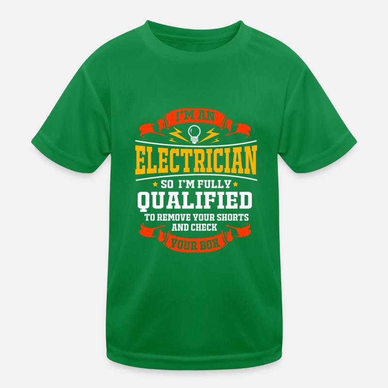 Electrician Electrical Engineering Electronics Volt Watt Kids Functional T-Shirt