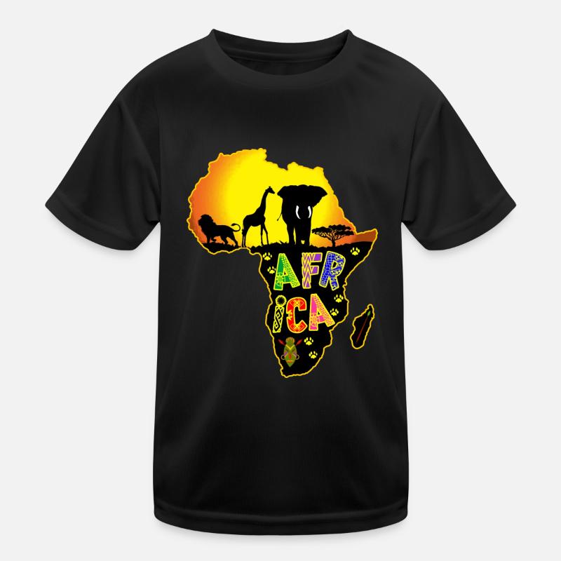 Afrika Kinder Funktions-T-Shirt