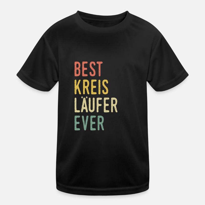 Bester Handball Kreisläufer Vintage Retro Kinder Funktions-T-Shirt