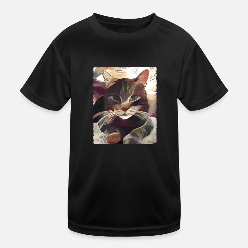 Chat, des phrases drôles T-shirt sport Enfant