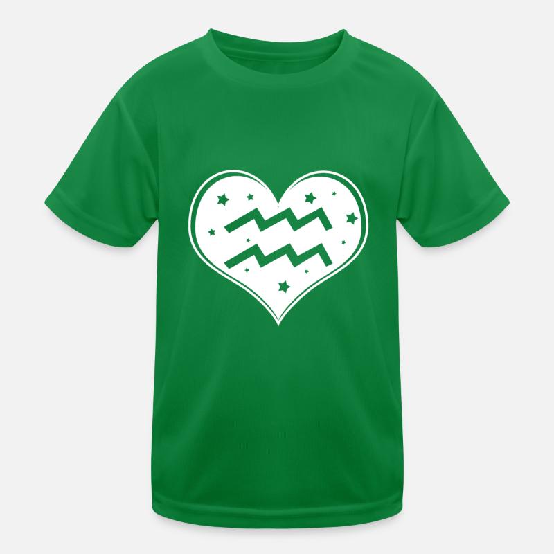 Sternzeichen Wassermann Kinder Funktions-T-Shirt