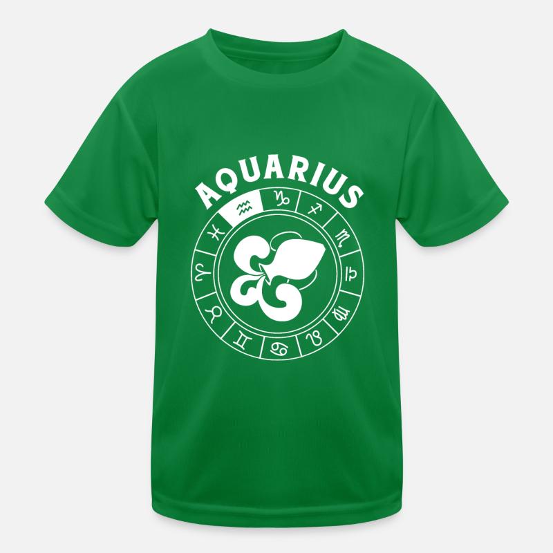 Sternzeichen Wassermann Kinder Funktions-T-Shirt