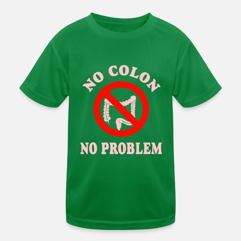 No Colon No Problem Kids Functional T-Shirt