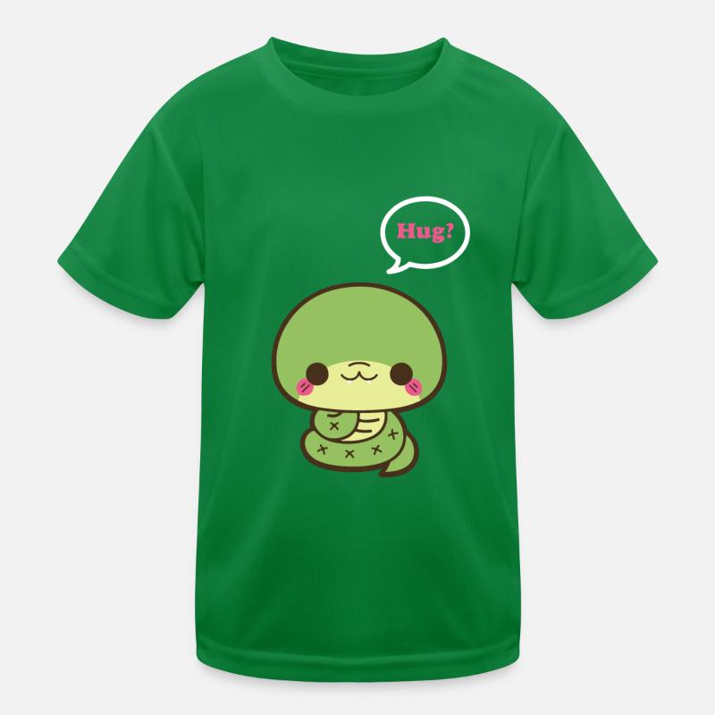 Étreinte mignonne de serpent T-shirt sport Enfant