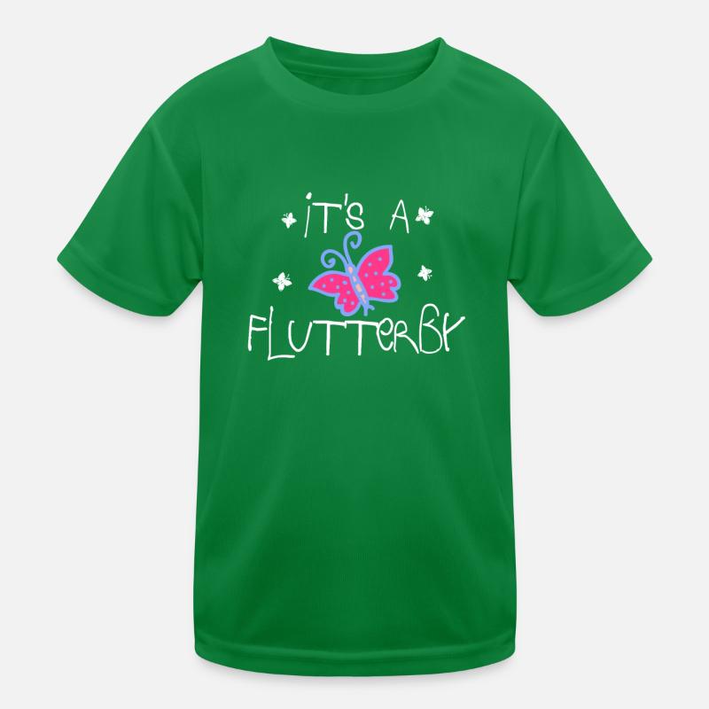 C’est un | flottant Papillon T-shirt sport Enfant