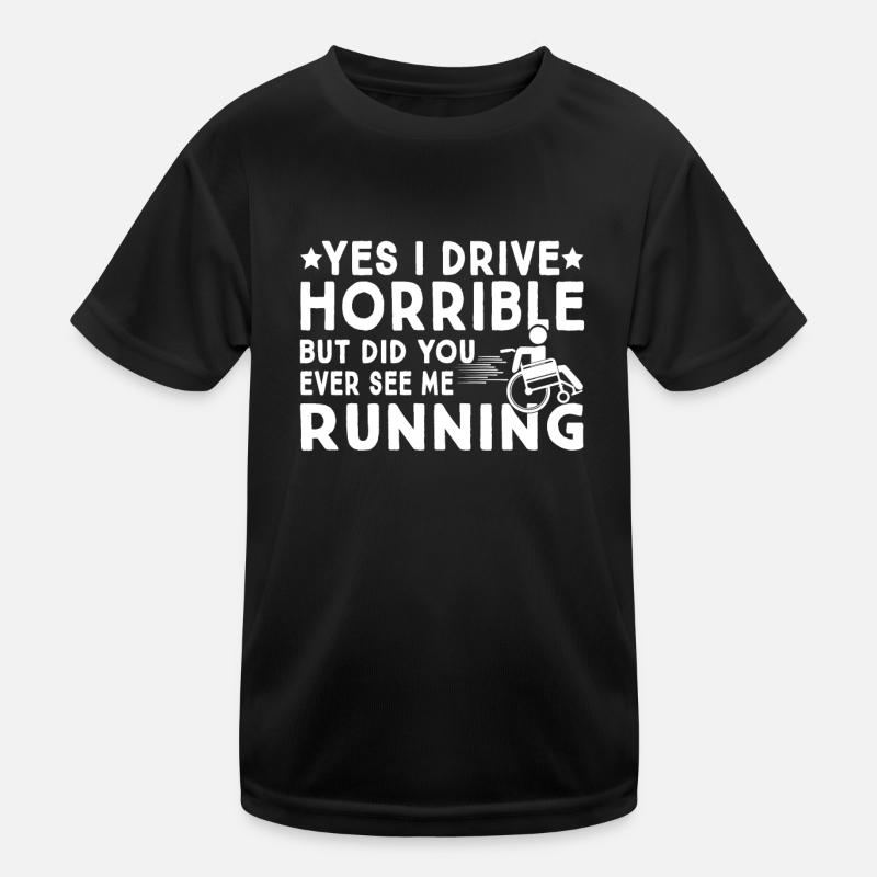 Rollstuhlfahrer Handicap Rollstuhl Behinderte Kinder Funktions-T-Shirt