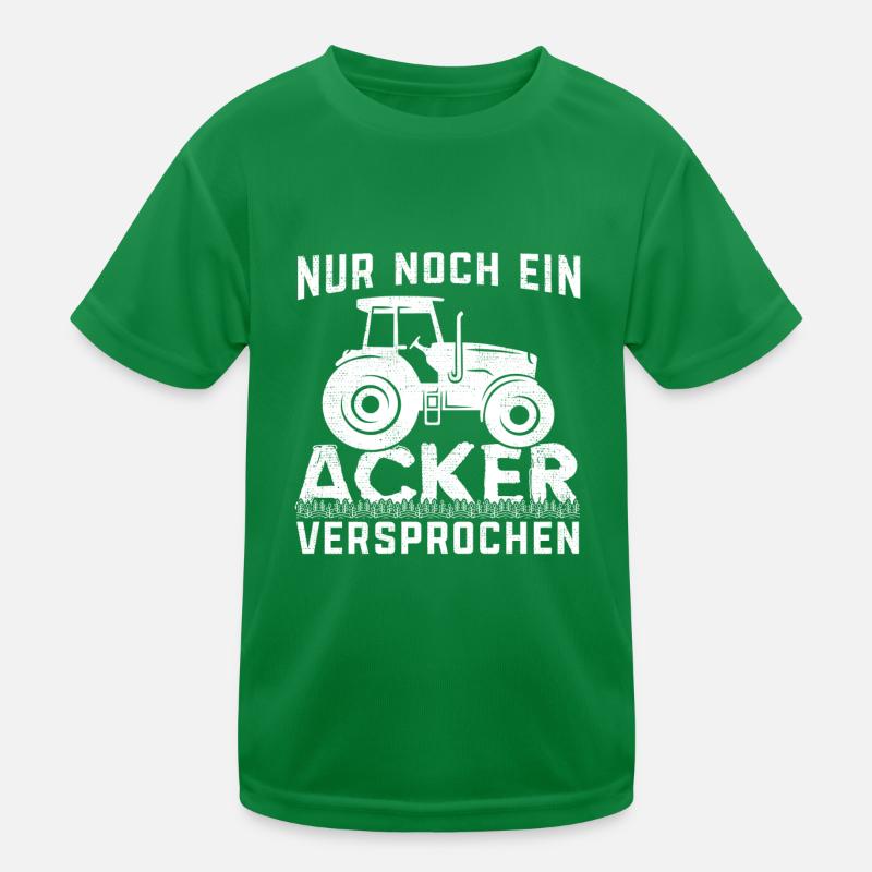 Landwirt Pflanzen Acker Traktor Bauer Acker Kinder Funktions-T-Shirt