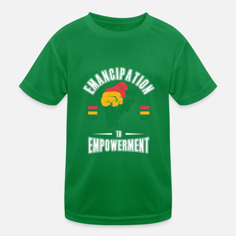 Schwarze Geschichte Juneteenth Schwarzer Stolz Kinder Funktions-T-Shirt