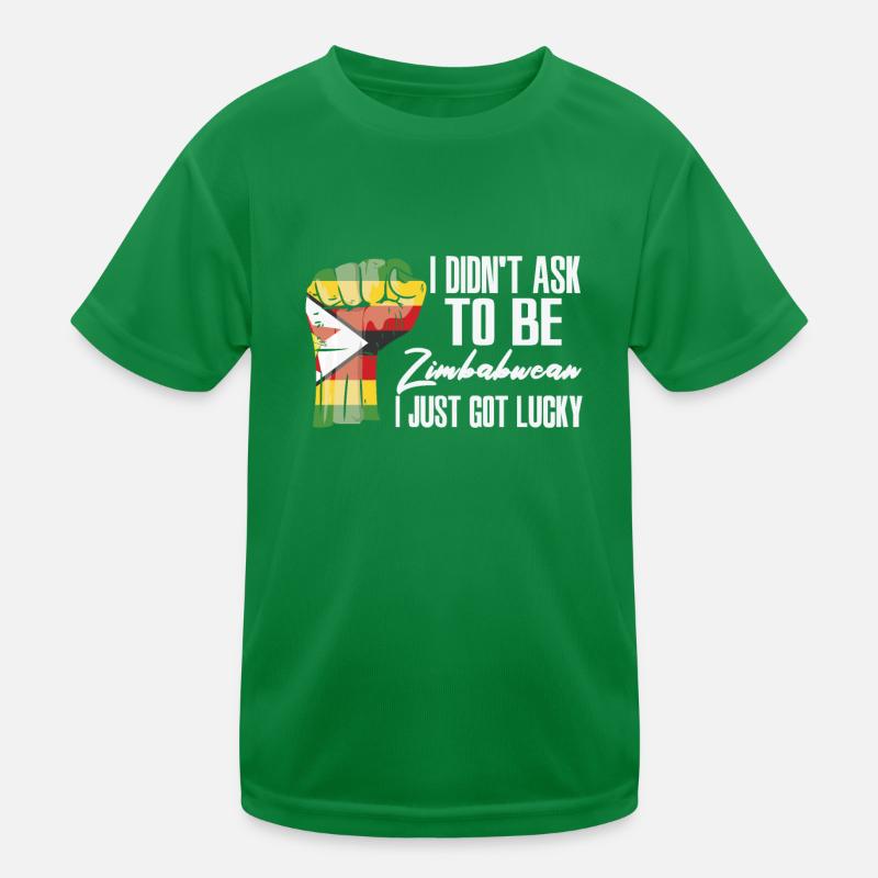 Fierté zimbabwéenne Drapeau zimbabwéen cultivé T-shirt sport Enfant