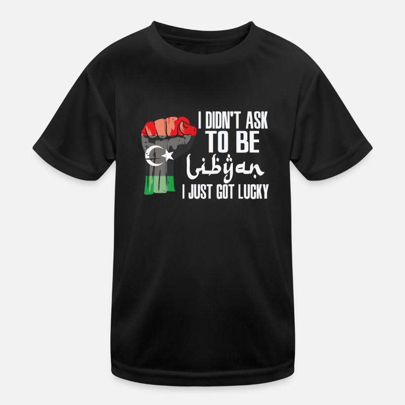 Fierté libyenne Le drapeau libyen grandit T-shirt sport Enfant