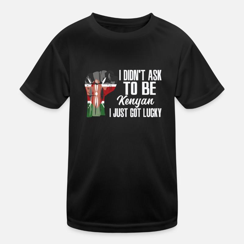 Fierté kenyane Le drapeau kenyan a grandi T-shirt sport Enfant